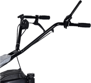 Bei hohem Gras sind Balkenmäher besser geeignet. Da diese nicht so schnell verstopfen und einen stärkeren Motor haben.