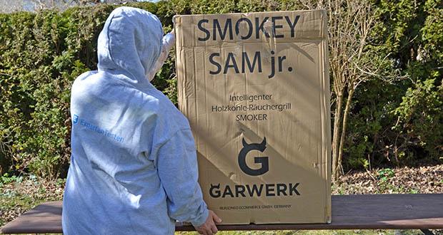GARWERK Smokey Sam Junior im Test - Gewicht: 18 kg; Durchmesser Grillrost: ca. 38 cm