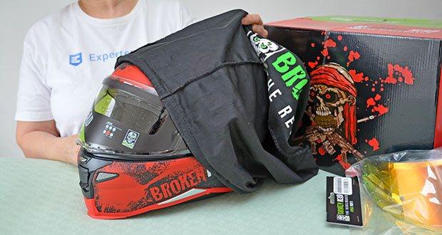 Broken Head Jack S. V2 Pro Motorradhelm im Test - Außenmaterial: Polykarbonat
