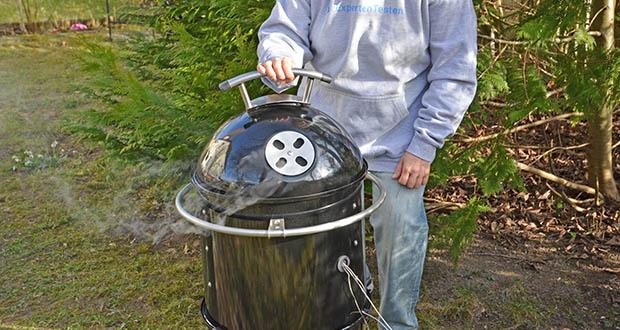 GARWERK Smokey Sam Junior im Test - automatisches Ventilatoren-Belüftungssystem zur Maximierung der Holzkohle-Auslastung