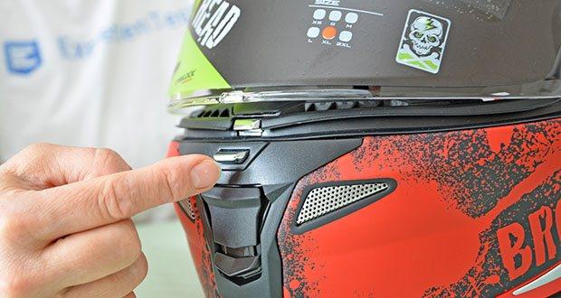 Broken Head Jack S. V2 Pro Motorradhelm im Test - das Visier des Helmes sollte soweit wie möglich sauber gehalten werden