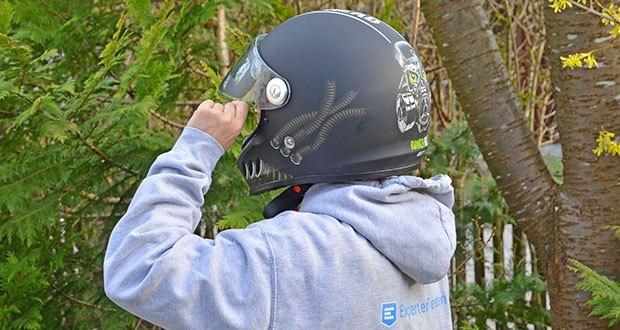 Broken Head Motorradhelm Gasman im Test - um besten Schutz zu gewährleisten, muss die Größe des Helmes korrekt sein