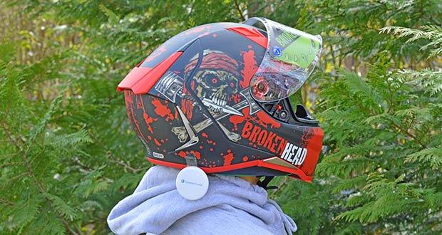 Broken Head Jack S. V2 Pro Motorradhelm im Test - das innovative Belüftungssystem katapultiert sofort die alte, verbrauchte Luft nach draußen