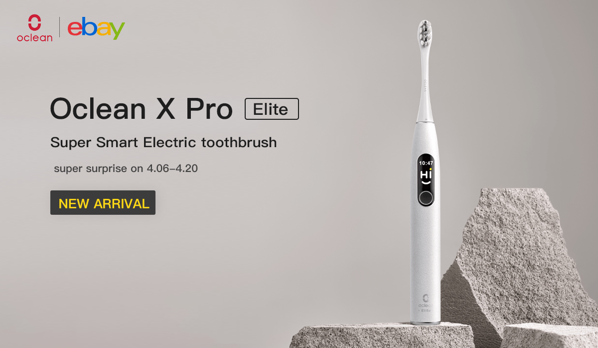 Supersmarte elektrische Schallzahnbürste