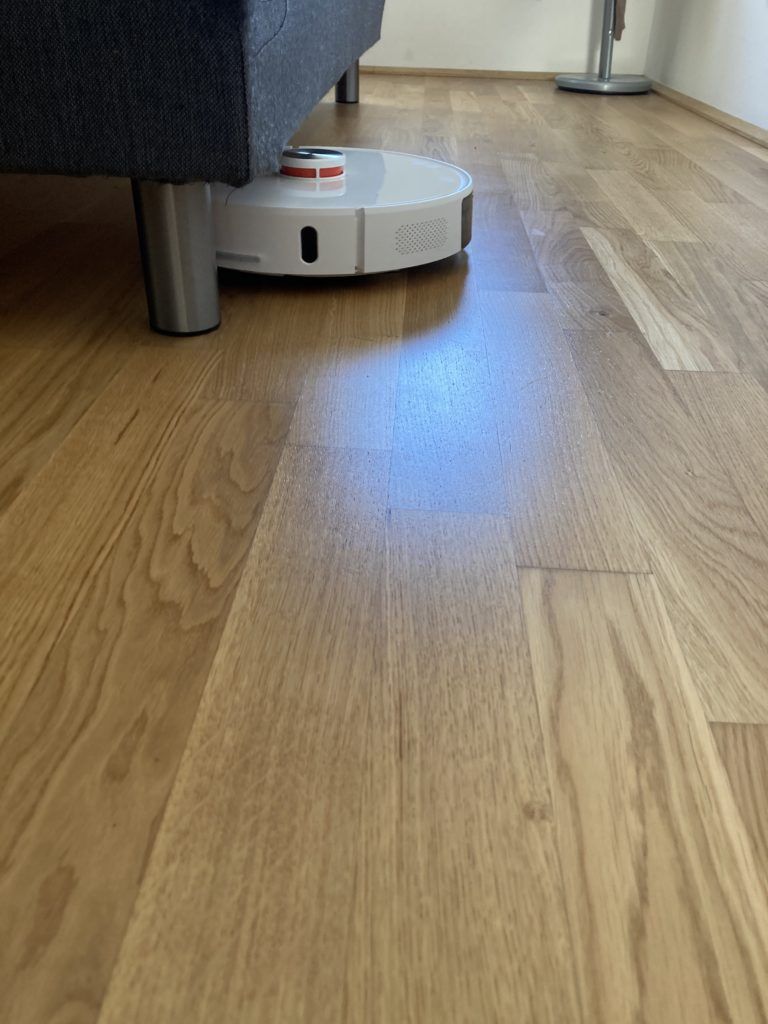 Sauberkeit bis rund um die Bettbeine