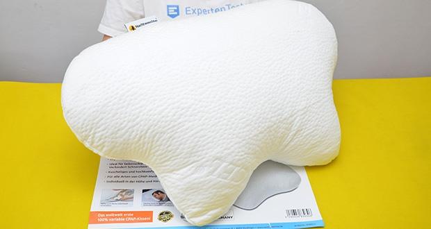 Nachtwaechter Seitenschläfer- und CPAP Kissen LINA im Test - optimierte Form