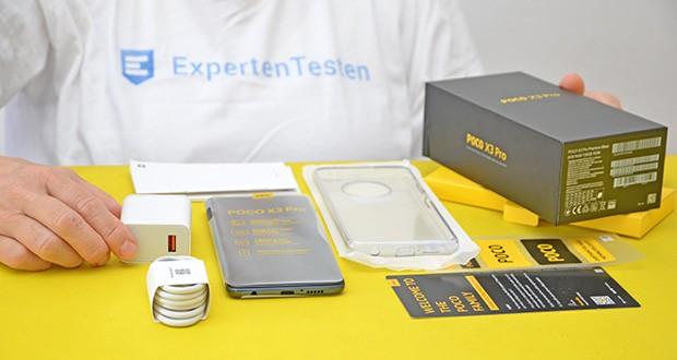 Xiaomi Smartphone Poco X3 Pro im Test - Artikelabmessungen: 16.45 x 7.61 x 0.81 cm; Artikelgewicht: 193 g