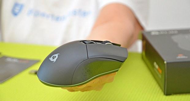 KLIM Blaze kabellose RGB Gaming Maus im Test - hat ein schlankes Design, das zu deinem anderen Gaming-Equipment passt