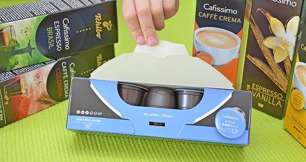Tchibo Cafissimo Kapselkoffer Spesial Collection im Test - Röstkaffee gemahlen