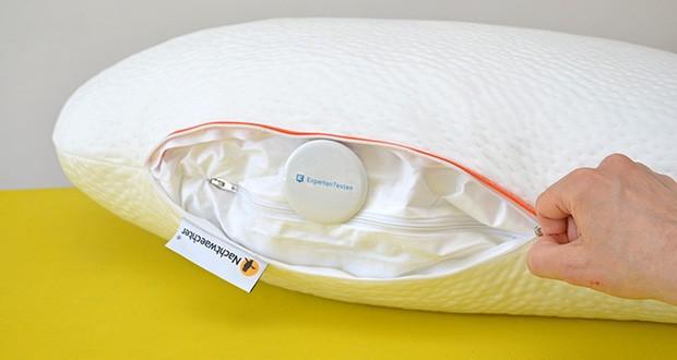 Nachtwaechter Seitenschläfer- und CPAP Kissen LINA im Test - hochwertiger Tencel Bezug