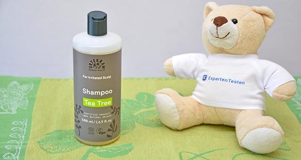 Urtekram Teebaum Shampoo Bio im Test - Ihre Kopfhaut erhält gleichzeitig Feuchtigkeit und Pflege von den Befeuchtern der Natur, Aloe Vera und Glyzerin