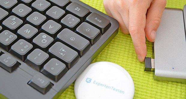 KLIM Light V2 Gaming Tastatur im Test - verfügt über einen langlebigen eingebauten Akku