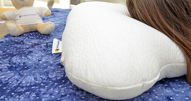 Nachtwaechter Seitenschläfer- und CPAP Kissen LINA im Test - besonders gut geeignet für Seitenschläfer und Träger von CPAP-Masken