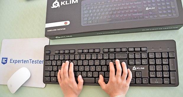 KLIM Light V2 Gaming Tastatur im Test - mit extrem kurzen Reaktionszeit