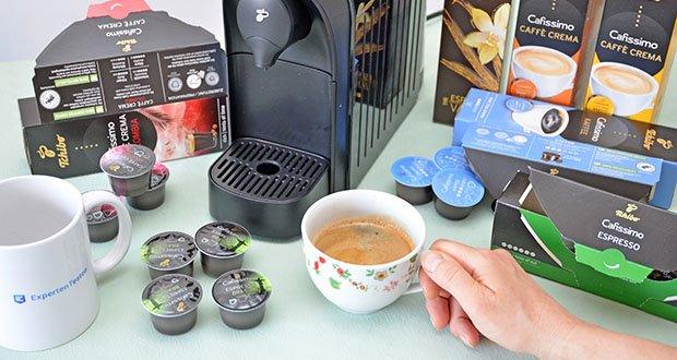 Tchibo Kapselmaschine Cafissimo Easy im Test - verbindet einfachste Bedienung und modernstes Design mit höchstem Kaffeegenuss