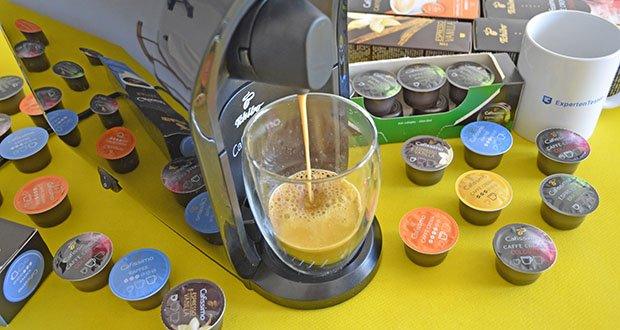 Tchibo Kapselmaschine Cafissimo Pure im Test - für perfekten Espresso, Caffè Crema und Kaffee auf Knopfdruck