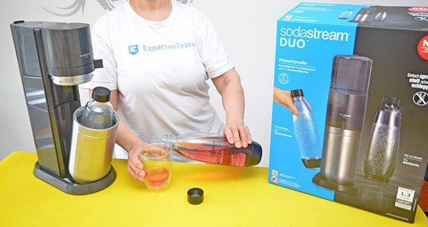 SodaStream Wassersprudler DUO im Test - frisch gesprudelte Getränke ganz einfach zuhause oder unterwegs genießen