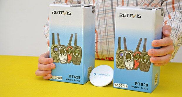 Retevis RT628 Kinder Walkie Talkie im Test - 8-Kanal- und 99-CTCSS sorgen für sichere Kommunikation