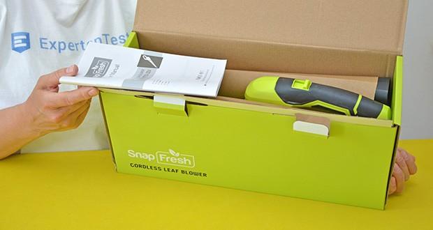 SnapFresh Akku Laubbläser im Test - umweltfreundlich als auch angenehm leise