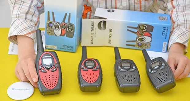Retevis RT628 Kinder Walkie Talkie im Test - einfach zu bedienen