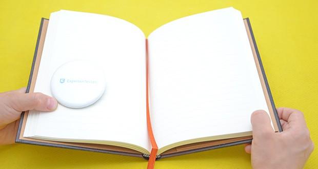 Paperblanks Faux Leder Notizbuch im Test - verfügt über ein seidenes Lesebändchen, die speziell auf das Einbandmotiv abgestimmt ist