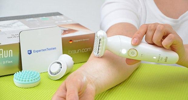 Braun Silk-épil 9 Flex 9020 Epilierer im Test - besonders geeignet für: Körperepilation, präzise Rasur, Tiefenmassage, Haare trimmen