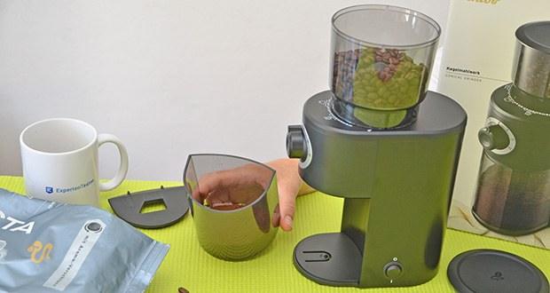 Tchibo Elektrische Kaffeemühle Einsteigermodell im Test - mit dieser Mühle finden Sie ganz einfach den idealen Mahlgrad für jede Zubereitungsart