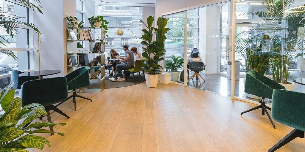 Bio Vinylboden im Büro