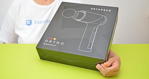 Orthomechanik OrthoGun 2.0 Massagepistole im Test - 2 Jahre Garantie