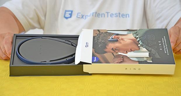 Mu6 Ring Open Ear Kabellose Kopfhörer im Test - kommt mit dem fortschrittlichen Bluetooth 5.0-Chip, verbessert die Signalstärke und verbessert die Übertragungsgeschwindigkeit