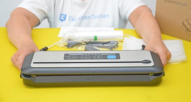 Inkbird Vakuumiergerät INK-VS01 im Test - Zubehör: 1 Schlauch für Vakuumbehälter, 5 Vakuumbeutel, 1 Vakuumrolle (geeignet für Breite von 30 cm)