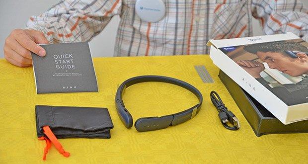 Mu6 Ring Open Ear Kabellose Kopfhörer im Test - wiegt 35 Gramm, ist leicht und belastet Ihre Ohren nicht