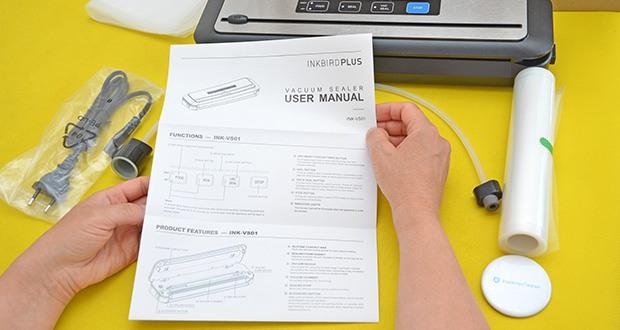 Inkbird Vakuumiergerät INK-VS01 im Test - wenn Sie weiche oder saftige Gegenstände versiegeln, frieren Sie die Gegenstände am besten einige Stunden lang ein, bevor Sie diese vakuumieren