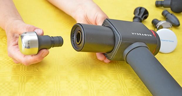 Hydragun Massagepistole im Test - maximale Drehzahl: 3200 U/min