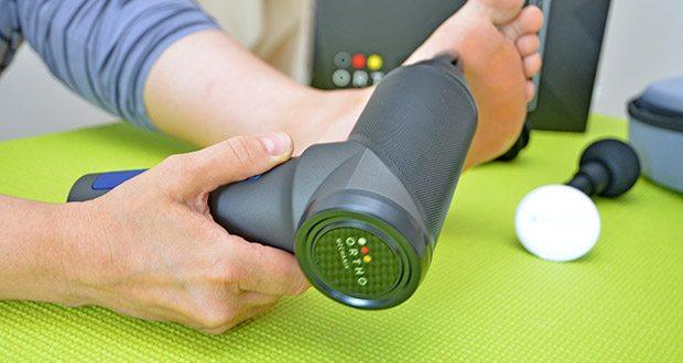 Orthomechanik OrthoGun 2.0 Massagepistole im Test - effektiv gegen Migräne, Rücken- & Nackenschmerzen