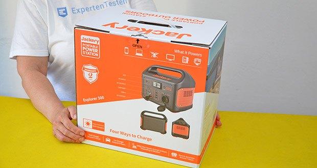 Jackery Tragbare Powerstation Explorer 500 im Test - ausgezeichnete Qualität