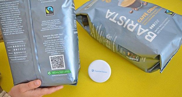 Tchibo BARISTA Caffè Crema Ganze Bohne 1 kg im Test - 100% Fairtrade-zertifiziert