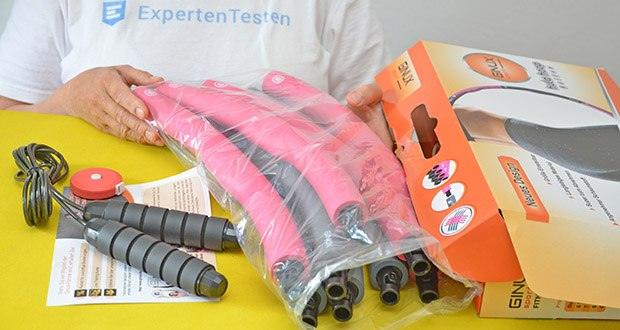 GINUX Hula Hoop Reifen im Test - eignet sich sehr gut für Anfänger, sowie Erwachsene, Kinder, und SeniorInnen