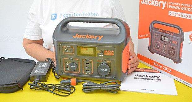 Jackery Tragbare Powerstation Explorer 500 im Test - die hochwertige Lithium-Ionen-Batterie mit langer Lebensdauer
