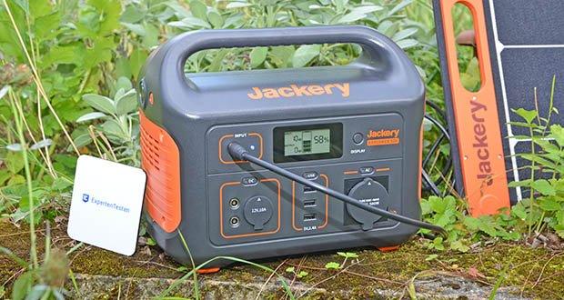 Jackery Tragbare Powerstation Explorer 500 im Test - einfach aufzuladen mit Solarmodul, Netzteil oder im Auto