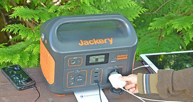 Jackery Tragbare Powerstation Explorer 500 im Test - unterwegs digitale Geräte wie Kameras, Tablets, GoPro, Drohnen u.s.w. bleiben voll aufgeladen