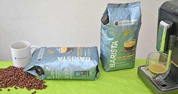 Tchibo BARISTA Caffè Crema Ganze Bohne 1 kg im Test - Caffè Crema in Profi-Qualität