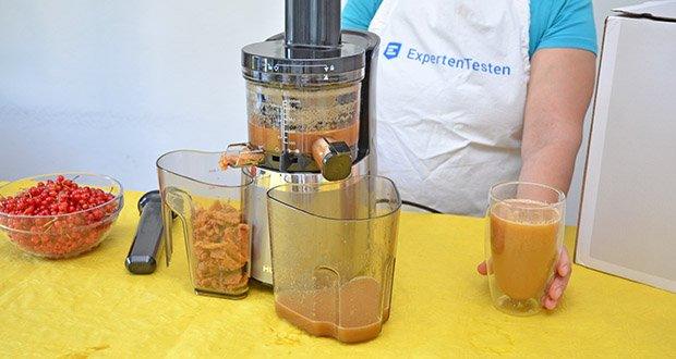 Hurom Slow Juicer S13 im Test - langsame Entsaftungstechnologie