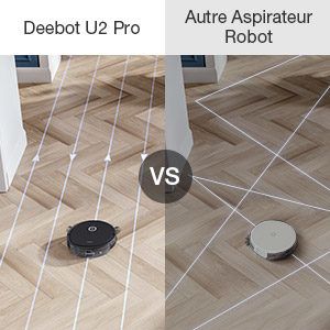 Vergleichsergebnisse über den Ecovacs Saugroboter Deebot U2 Wichtige Vergleichsergebnisse über den Saugroboter Deebot U2 von Ecovacs