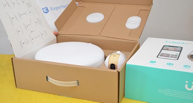 Cubo Ai Plus Smart Babyphone im Test - Produktmaße: 8,69 x 10,85 x 11,15 cm; Gewicht: 220g