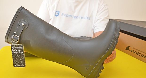 Viking Damen Foxy Winter Langschaft Gummistiefel im Test - die Weite ist am Schaft verstellbar