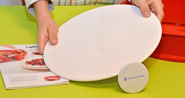 Lekue Duo runde Springform im Test - mit einem Keramikteller