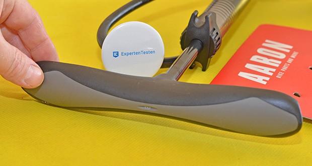 AARON Sport One Fahrradpumpe im Test - gummibeschichteter Griff