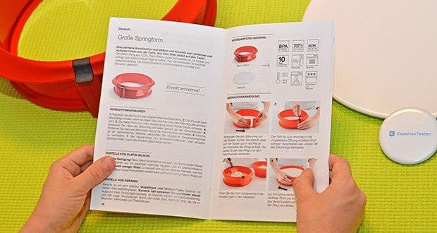 Lekue Duo runde Springform im Test - das Entformen wird ganz einfach, da alles auseinandergenommen werden kann