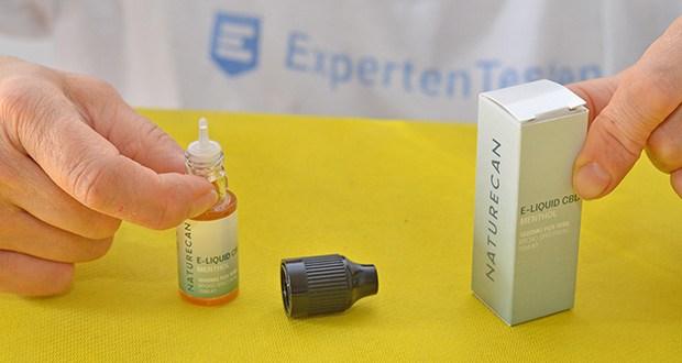 Naturecan Menthol CBD E-Liquid im Test - schnellste Absorption von CBD